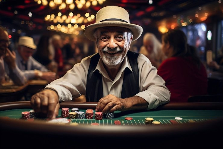Meja Baccarat langsung dengan dealer profesional di studio uplay77